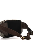 Soft GG Supreme Monogram Medium Ophidia Belt Bag Dark Brown
