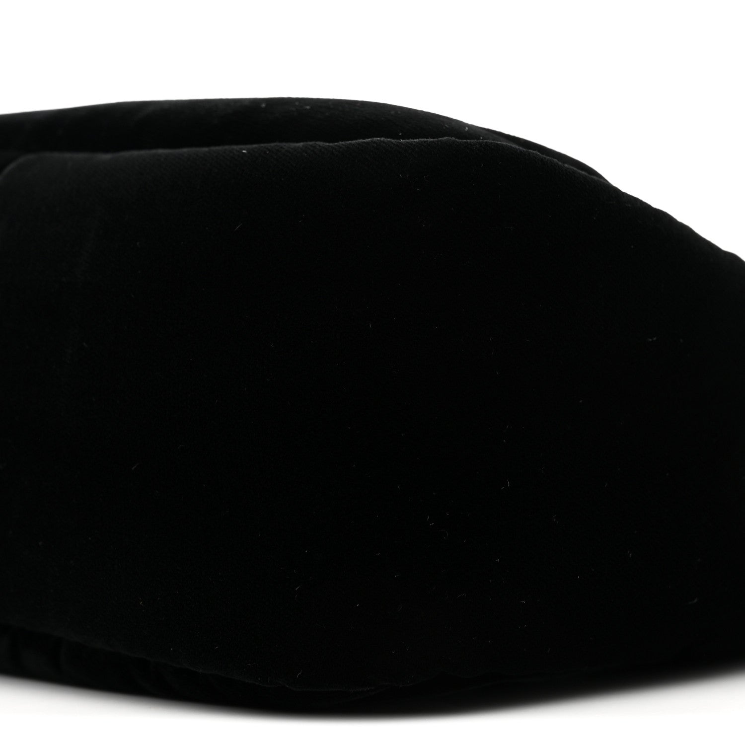 Padded Velvet Mini Bag Black