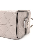 Caviar Quilted Mini CHNL 25 Handbag Dark Grey