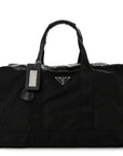 Tessuto Nylon Saffiano Carry On Travel Bag Black