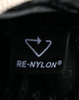Re-Nylon Saffiano Re-Edition 2000 Double Zip Crossbody Bag Black