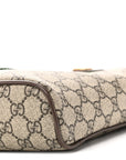 GG Supreme Monogram Web Small Ophidia Slingbag Beige Ebony New Acero