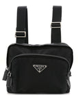 Tessuto Nylon Montagna Harness Bag Black