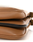 Vitello Small Soft Peekaboo Satchel Cappuccino
