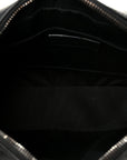 Calfskin Matelasse Monogram Lou Camera Bag Black