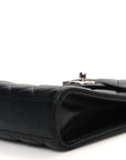 Caviar Quilted Classic Phone Holder Black