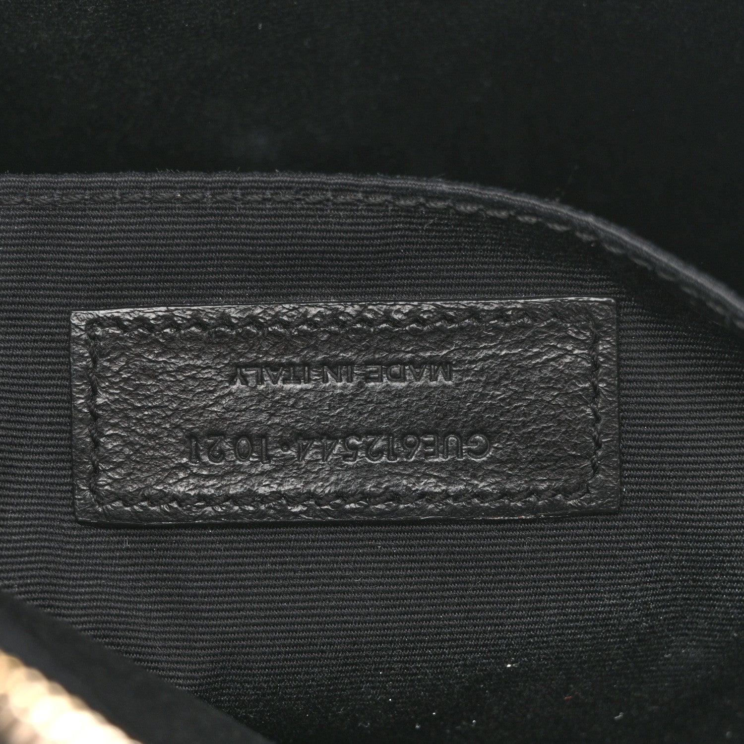 Calfskin Matelasse Monogram Lou Camera Bag Black
