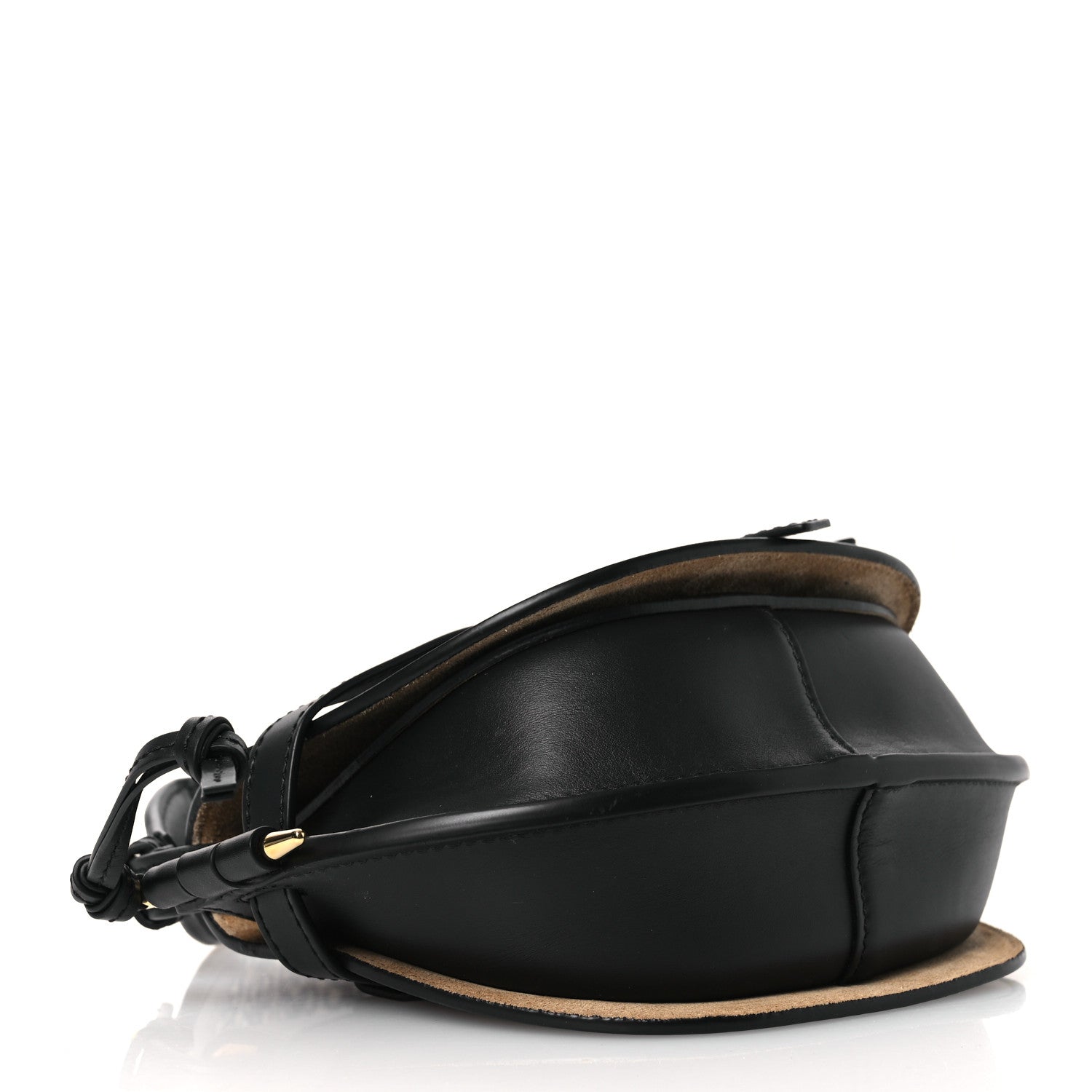 Calfskin Jacquard Mini Gate Dual Bag Black
