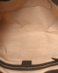 GG Supreme Monogram Medium Ophidia Shopping Tote Brown