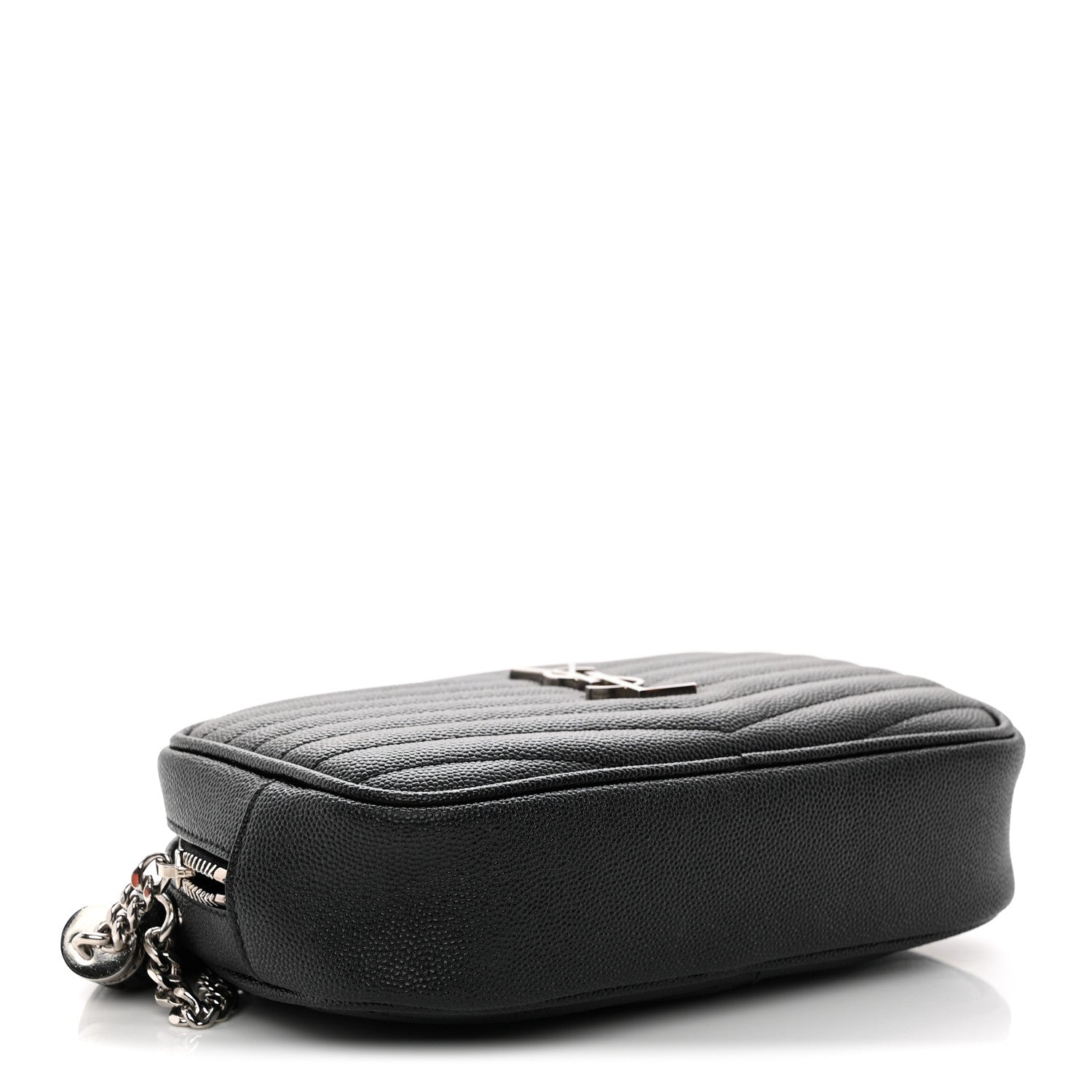 Grain De Poudre Matelasse Monogram Mini Lou Camera Bag Black