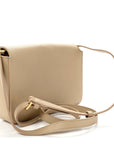 Grainy Calfskin Vintage Check Hampshire Crossbody Beige