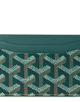 Goyardine Saint Sulpice Card Holder Green