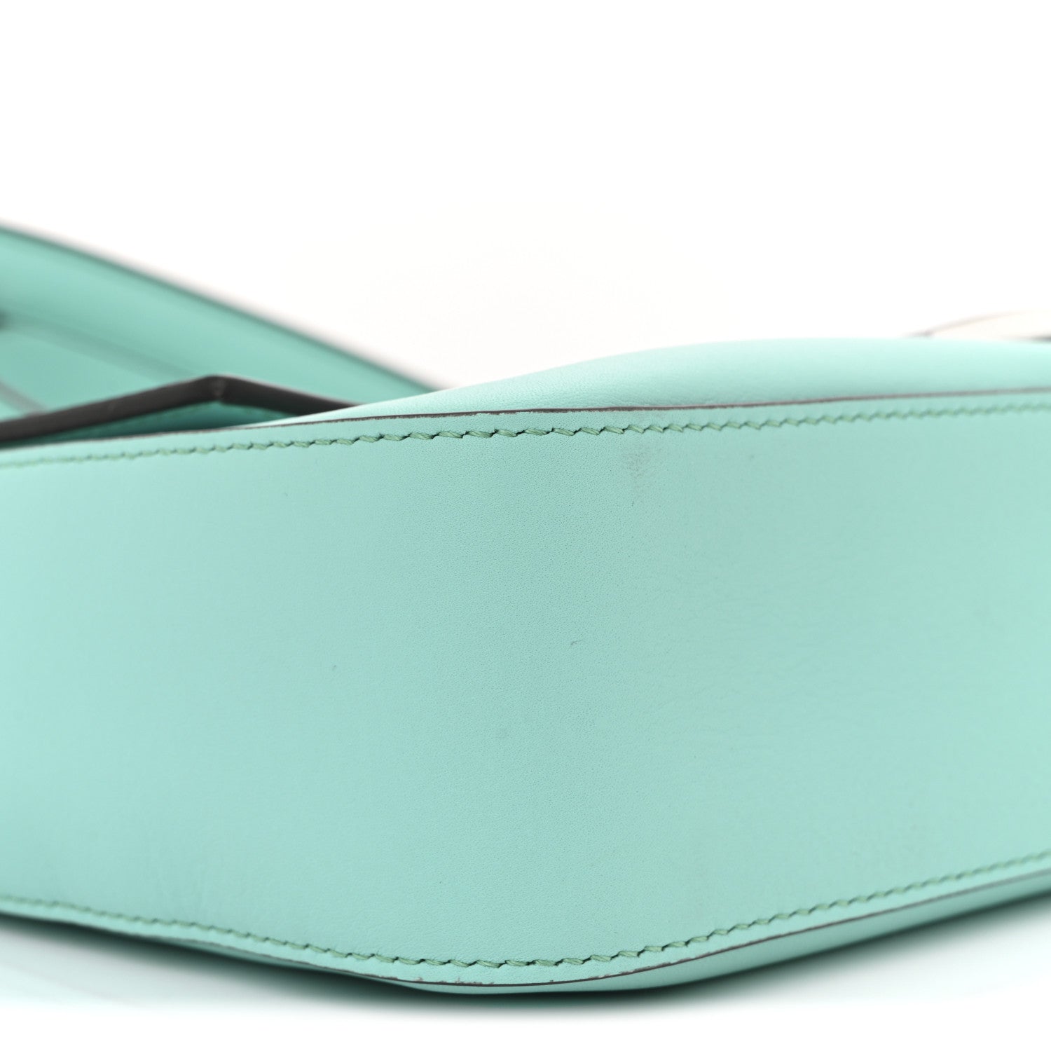 X TIFFANY Nappa Silver Baguette Blue Tiffany Silver