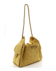Suede Quilted Mini CHNL 25 Handbag Yellow