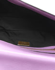 Nappa FF 1974 Embossed Baguette Agapanto