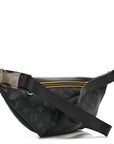Monogram Eclipse Epi Gaston Label Discovery Bumbag Black Savan Yellow