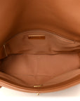 Lambskin Quilted Large CHNL 19 Flap Brown
