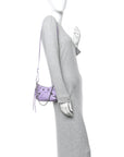 Agneau Arena Le Cagole Mini Purse With Chain Lilac