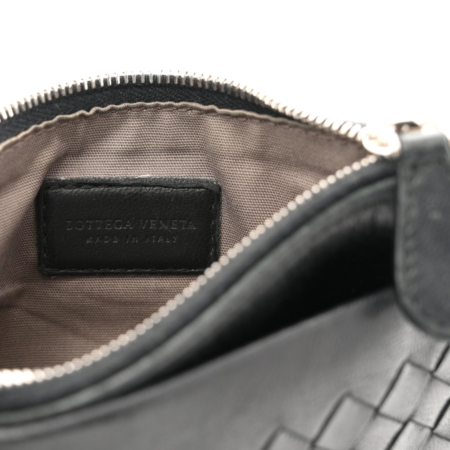 Nappa Intrecciato Key Holder Black