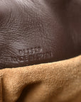 Calfskin Mini Flamenco Knot Bag Chocolate
