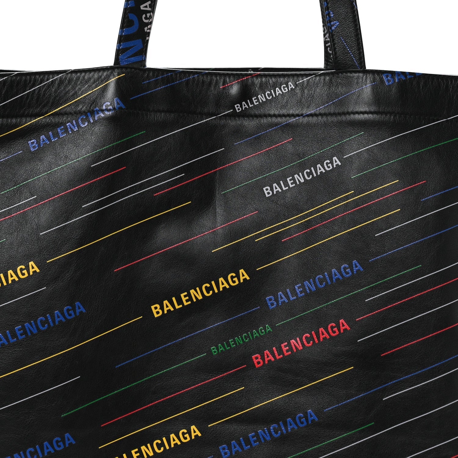 Agneau Logo Print Market XL Shopper Black Black