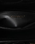 Lambskin Quilted Small Trendy CC Dual Handle Flap Bag Black
