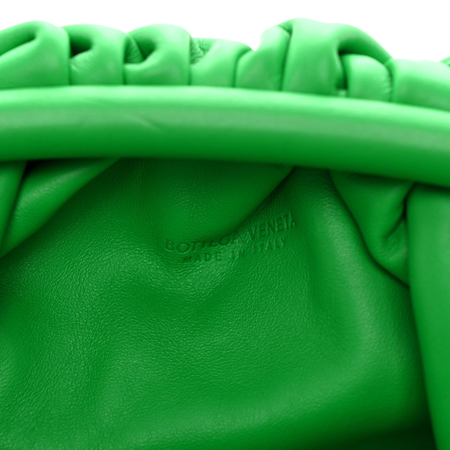 Butter Calfskin The Mini Pouch Parakeet