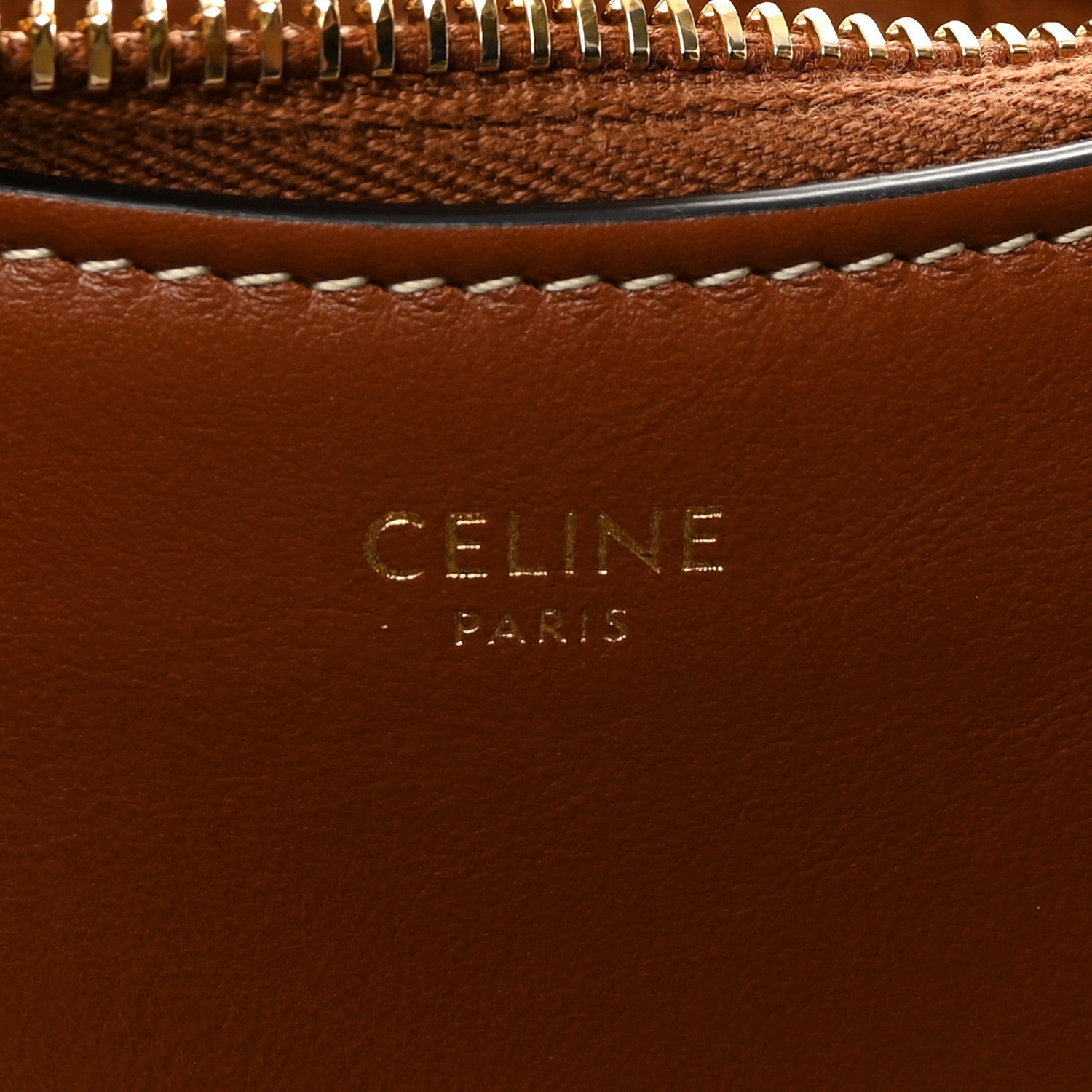 Smooth Calfskin Medium Strap Ava Shoulder Bag Tan
