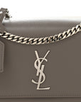 Calfskin Medium Monogram Sunset Fog