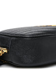 Grain De Poudre Matelasse Monogram Mini Lou Camera Bag Black