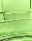 Lambskin Maxi Intrecciato Cassette Crossbody Bag Pistachio