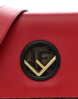 Vitello Century F is FNDI Bi-Color FF 1974 Embossed Kan I Shoulder Bag Fragola Maya Black