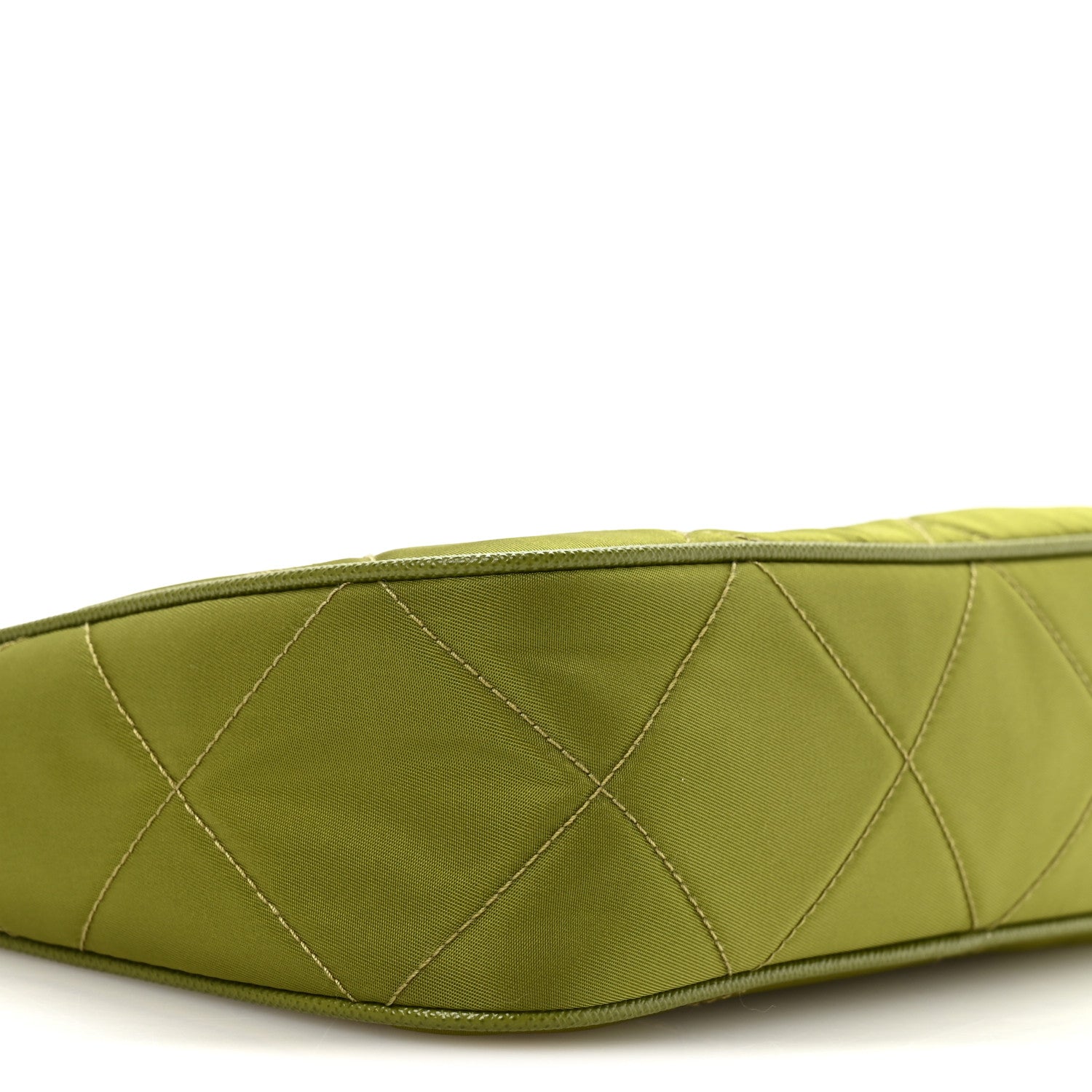 Re-Nylon Saffiano Stitched Mini Re-Edition 1995 Chaine Shoulder Bag Edera