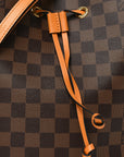 Damier Ebene Neonoe MM Safran
