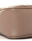 Calfskin Matelasse Small GG Marmont Chain Shoulder Bag Porcelain Rose