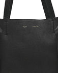 Soft Grained Calfskin Small Belt Cabas Phantom Black