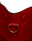 Saffiano Cuir Calfskin Medium Monochrome Top Handle Tote Fuoco