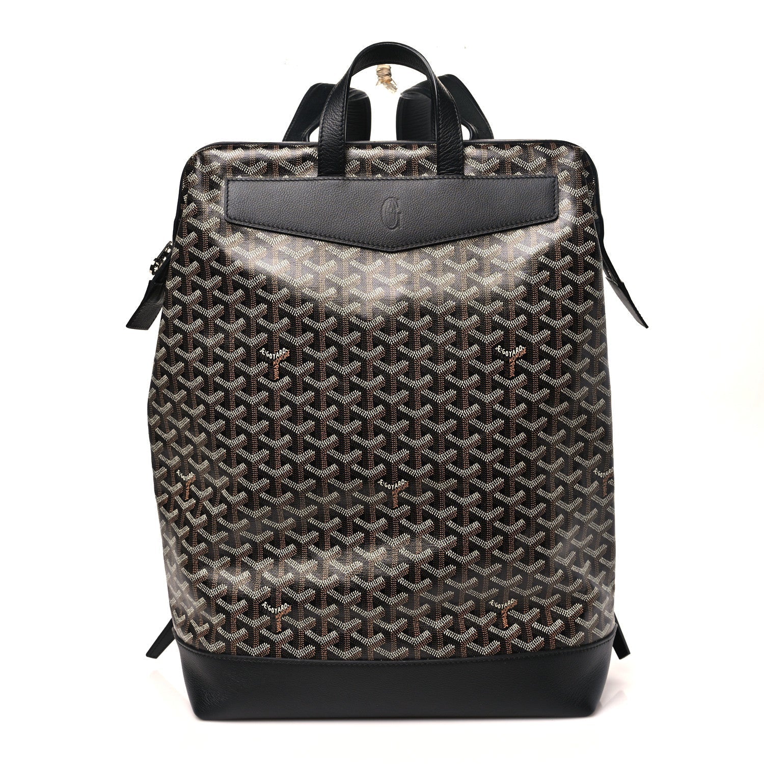 Goyardine Calfskin Cisalpin Backpack Black