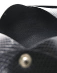 Lizard Calvi Card Case Black