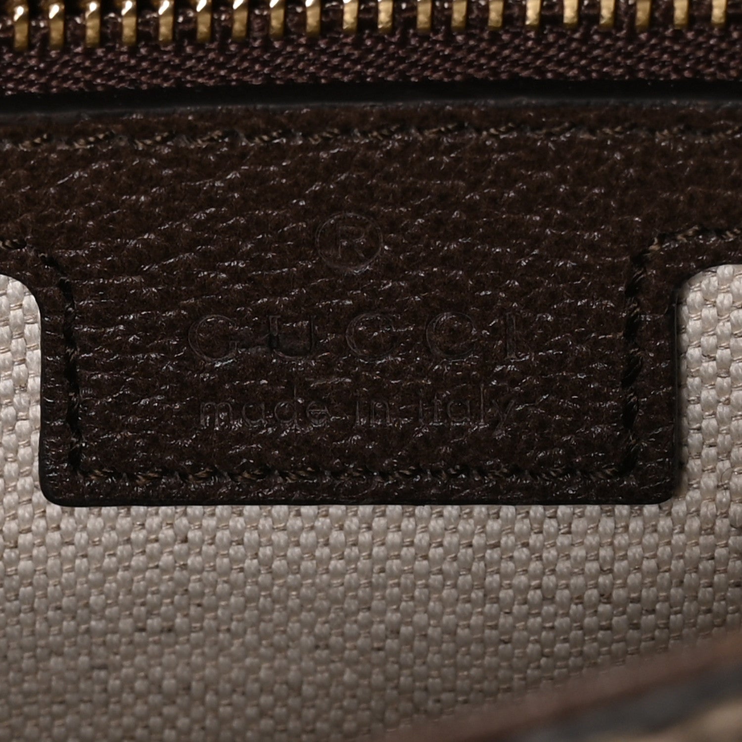 GG Supreme Monogram Textured Dollar Calfskin Blondie Chain Shoulder Flap Bag Beige Ebony New Acero