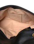 Calfskin Matelasse Medium GG Marmont Shoulder Bag Black