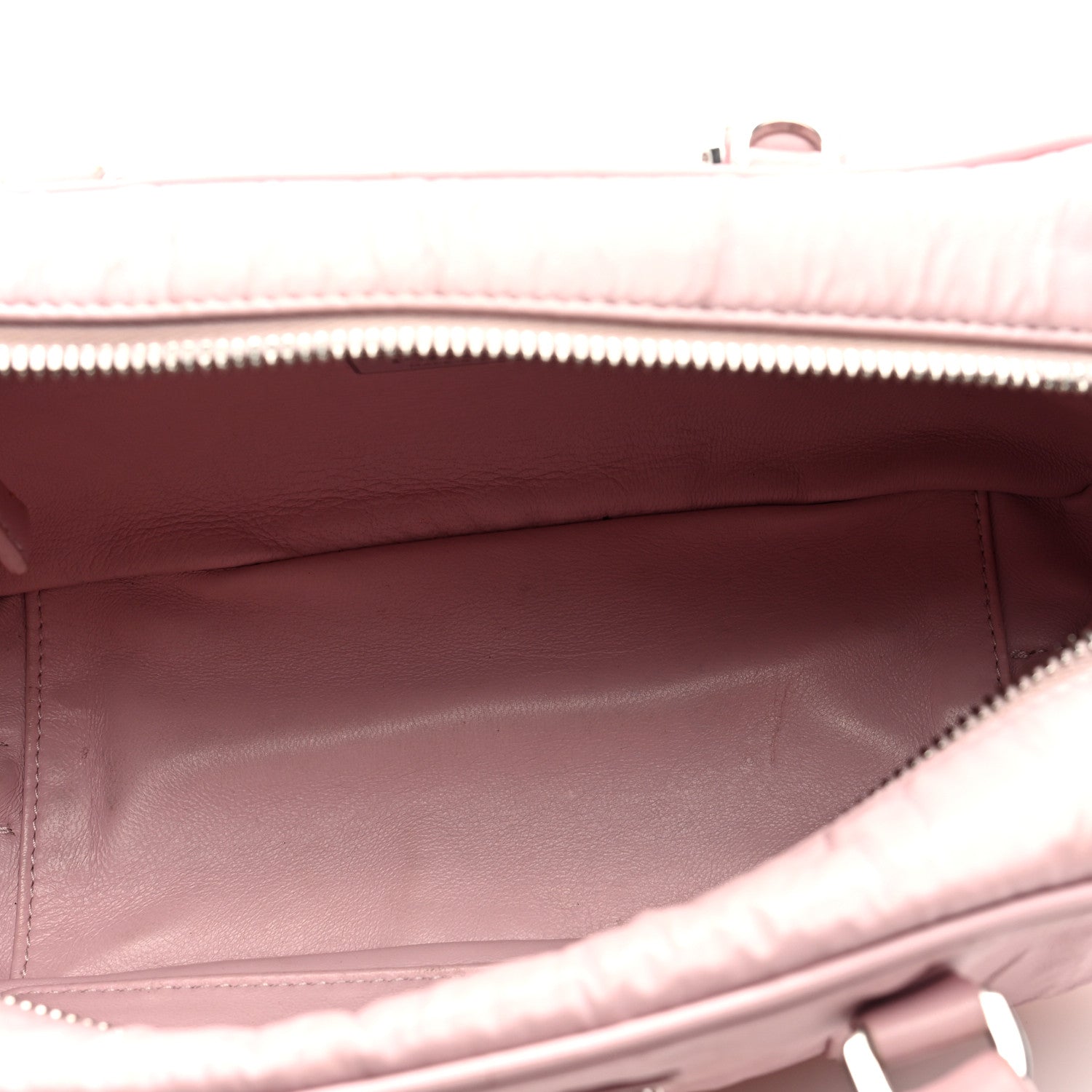 Nappa Antique Small Re-Edition 2001 Two Handle Crossbody Bag Alabastro