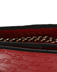 GCCIssima Signature Bowy Chain Wallet Hibiscus Red