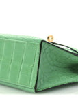 Matte Alligator Kelly Pochette Vert Comics