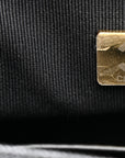 Caviar Quilted Funky Match Mini Flap Black