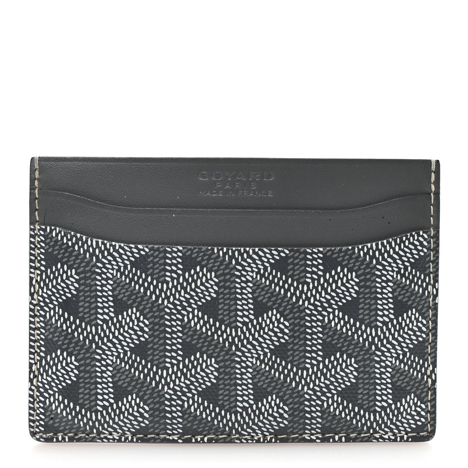Goyardine Saint Sulpice Card Holder Grey