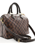Damier Ebene Speedy Bandouliere 25