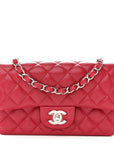 Caviar Quilted Mini Rectangular Flap Pink