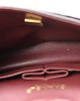 Caviar Quilted Small Double Flap Black
