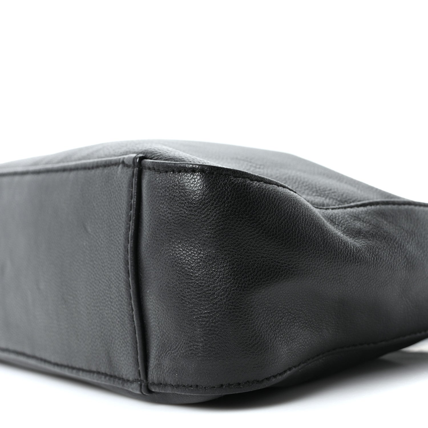 Nappa Mini Triangle Hobo Black
